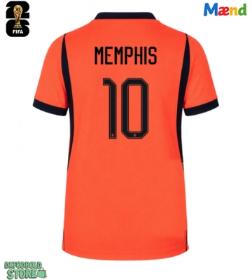 Holland Memphis Depay #10 Replika Hjemmebanetrøje VM 2026 Kortærmet